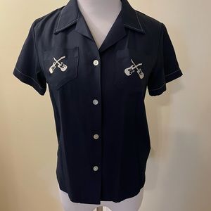Fender short sleeve button up shirt